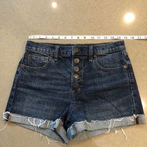 Gap button fly shorts